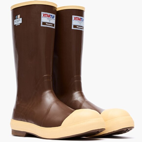 XTRATUF Legacy 15 in Steel Toe Boot Men\'s Size 6 Brown Waterproof NWT main image 14